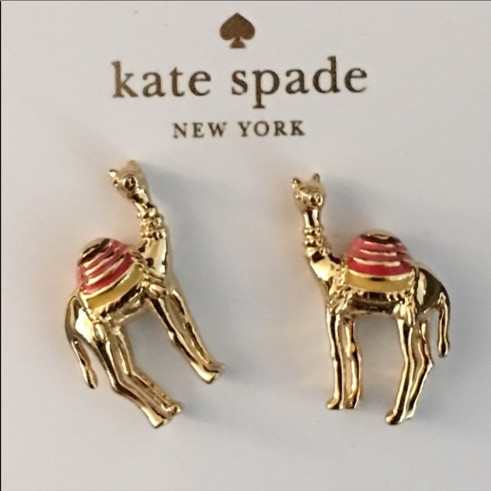 Kate Spade Spice Things Up Camel Earrings - Picture 6 of 7